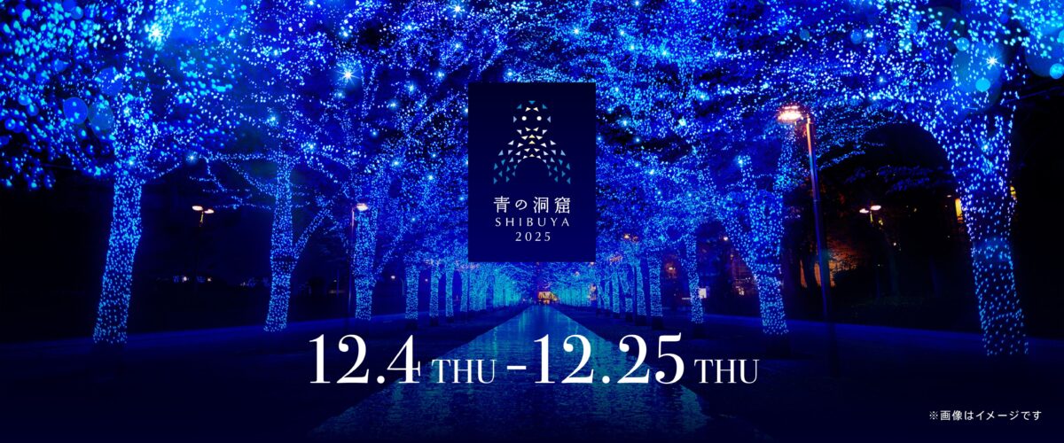 青の洞窟 SHIBUYA 2025｜12月4日（木）〜12月25日（木）渋谷・代々木公園ケヤキ並木で開催！